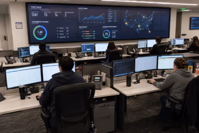 Autonomous triage and dispatch.